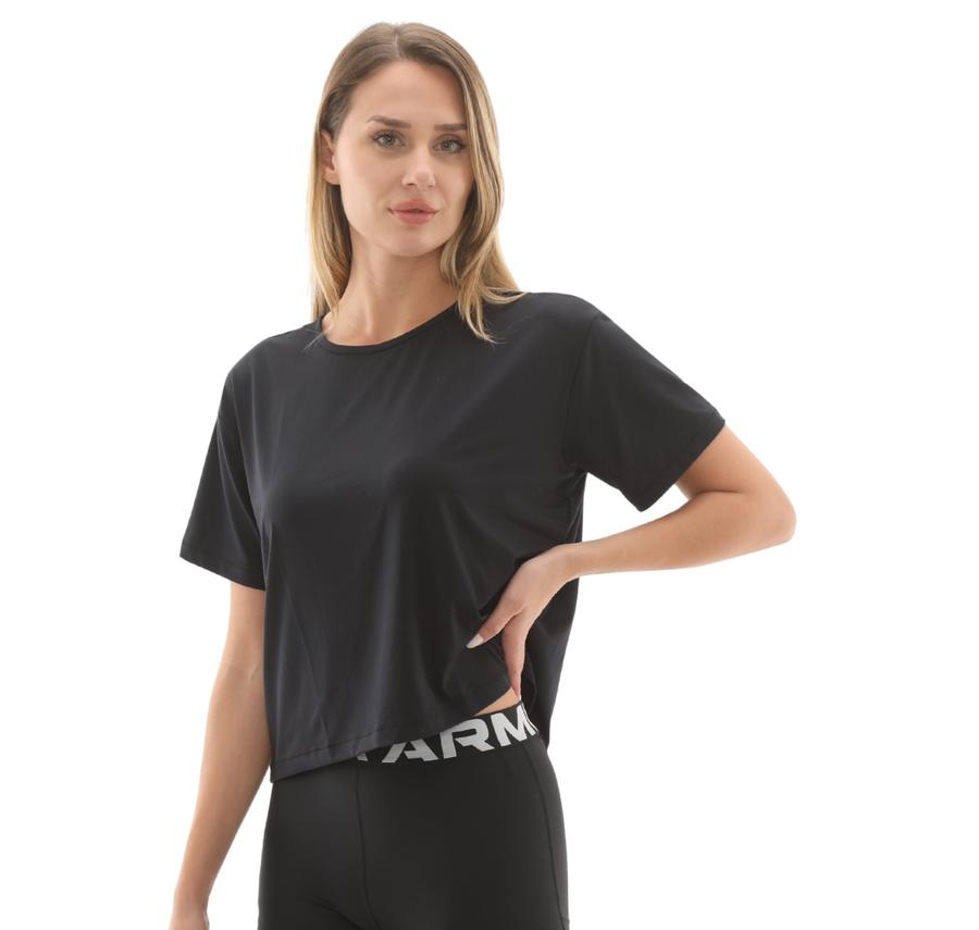 Under Armour Motion Ss Kadın T-Shirt Siyah Under Armour Motion Ss Kadın T-Shirt Siyah