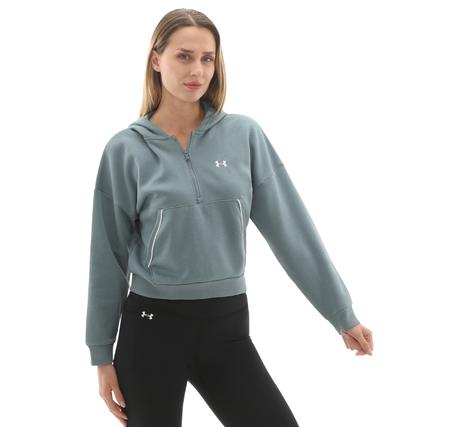Under Armour Rival Flc Piped Hz Hoodie Kadın Sweatshirt Turkuaz Under Armour Rival Flc Piped Hz Hoodie Kadın Sweatshirt Turkuaz