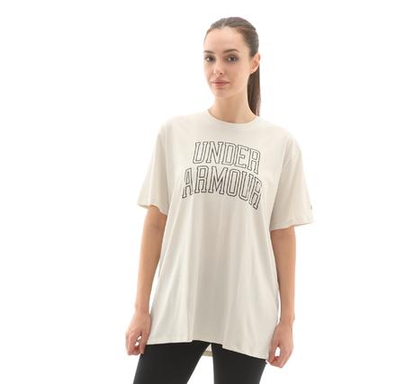 Under Armour Rival Os Campus Tee Kadın T-Shirt Bej