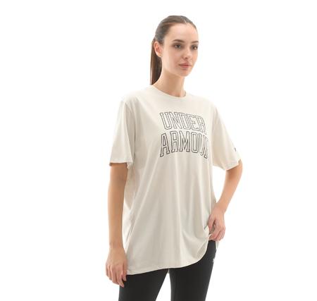 Under Armour Rival Os Campus Tee Kadın T-Shirt Bej
