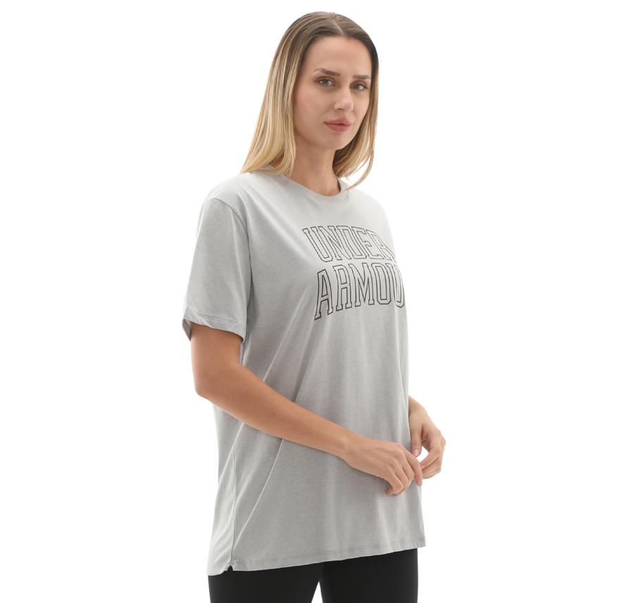 Under Armour Rival Os Campus Tee Kadın T-Shirt Gri Under Armour Rival Os Campus Tee Kadın T-Shirt Gri
