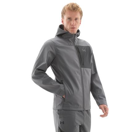 Under Armour Shıeld Hooded Jacket Erkek Ceket Gri