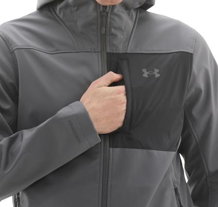 Under Armour Shıeld Hooded Jacket Erkek Ceket Gri