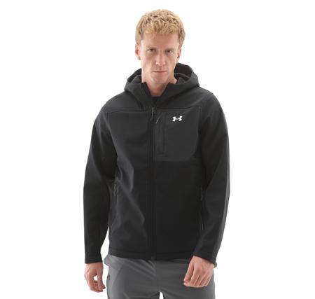 Under Armour Shıeld Hooded Jacket Erkek Ceket Siyah Under Armour Shıeld Hooded Jacket Erkek Ceket Siyah
