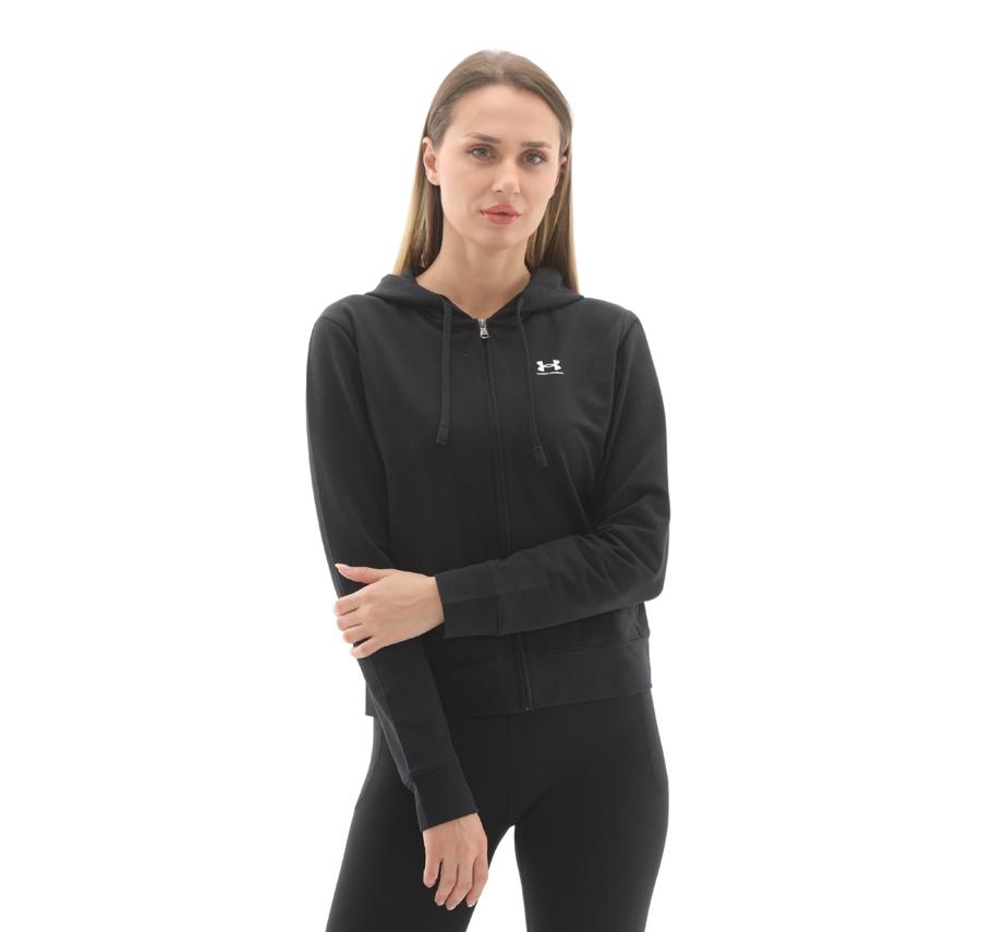 Under Armour Sport Terry Fz Kadın Ceket Siyah Under Armour Sport Terry Fz Kadın Ceket Siyah