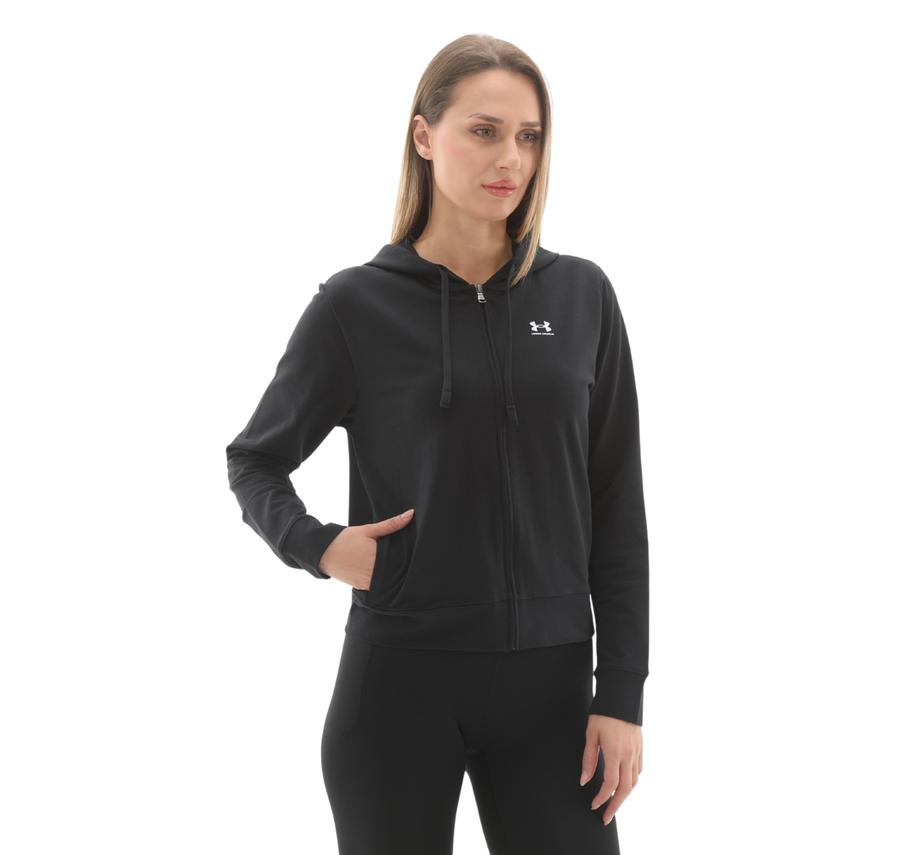 Under Armour Sport Terry Fz Kadın Ceket Siyah Under Armour Sport Terry Fz Kadın Ceket Siyah