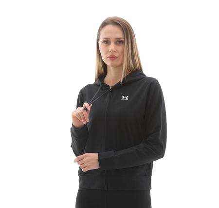 Under Armour Sport Terry Fz Kadın Ceket Siyah