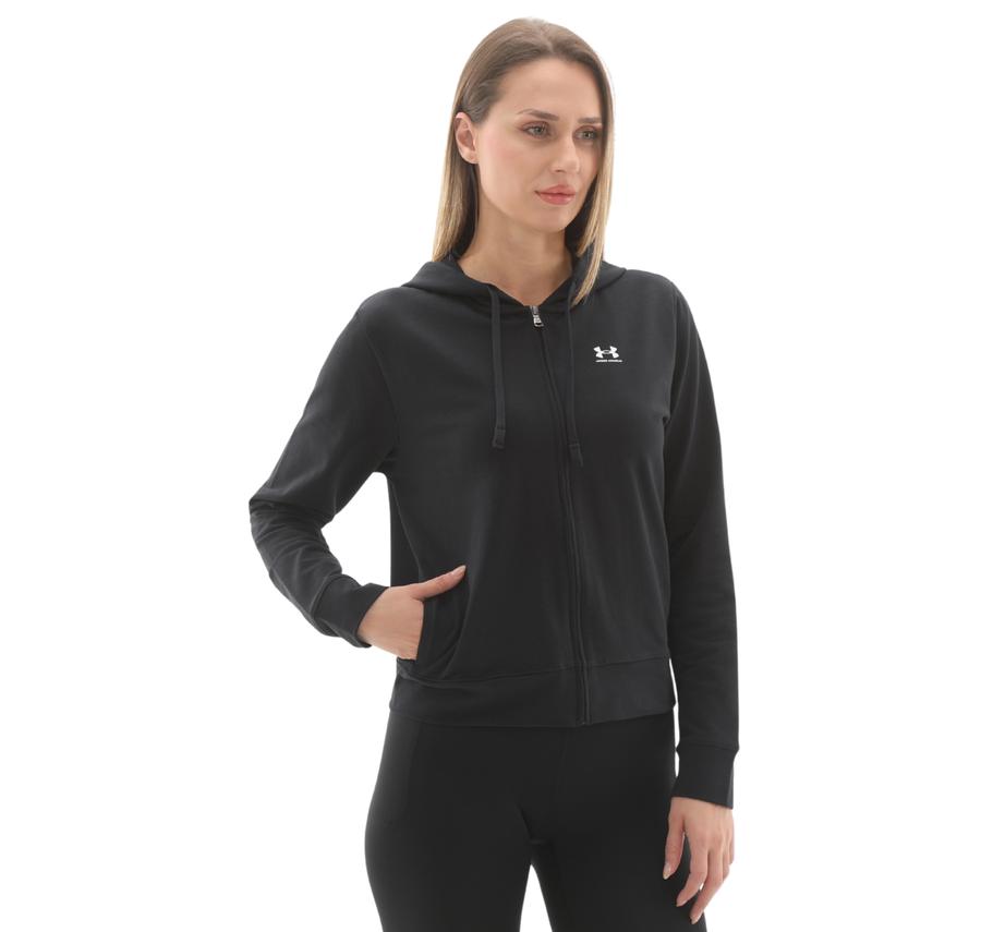 Under Armour Sport Terry Fz Kadın Ceket Siyah Under Armour Sport Terry Fz Kadın Ceket Siyah