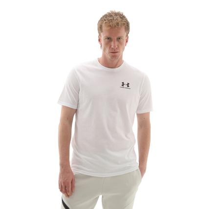 Under Armour Sportstyle Left Chest Ss Erkek T-Shirt Beyaz Under Armour Sportstyle Left Chest Ss Erkek T-Shirt Beyaz