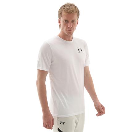 Under Armour Sportstyle Left Chest Ss Erkek T-Shirt Beyaz Under Armour Sportstyle Left Chest Ss Erkek T-Shirt Beyaz