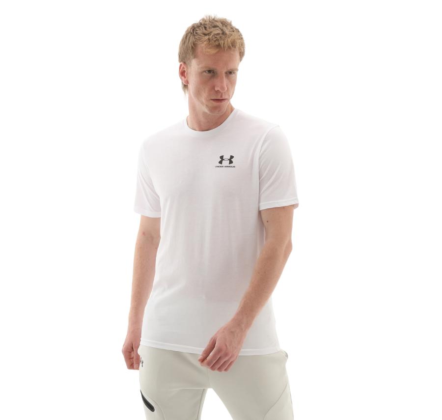 Under Armour Sportstyle Left Chest Ss Erkek T-Shirt Beyaz Under Armour Sportstyle Left Chest Ss Erkek T-Shirt Beyaz