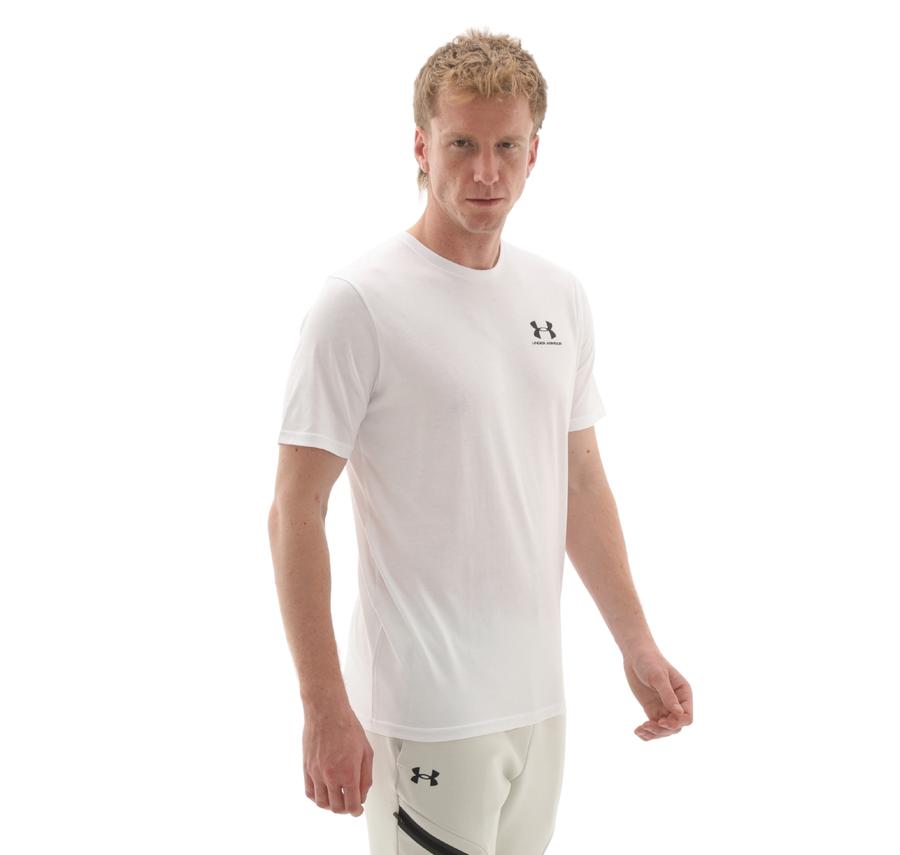 Under Armour Sportstyle Left Chest Ss Erkek T-Shirt Beyaz Under Armour Sportstyle Left Chest Ss Erkek T-Shirt Beyaz