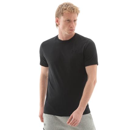 Under Armour Sportstyle Left Chest Ss Erkek T-Shirt Siyah