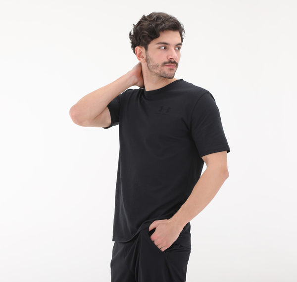 Under Armour Sportstyle Left Chest Ss Erkek T-Shirt Siyah Under Armour Sportstyle Left Chest Ss Erkek T-Shirt Siyah