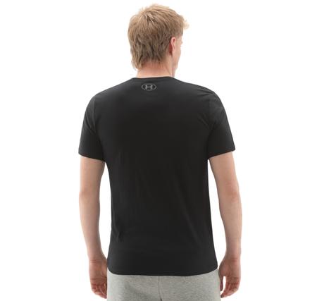 Under Armour Sportstyle Left Chest Ss Erkek T-Shirt Siyah