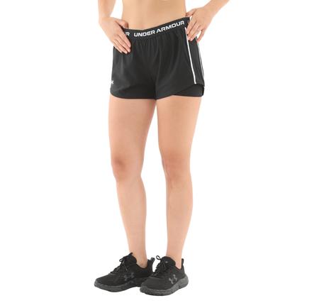 Under Armour Tech Play Up 2In1 Shorts Kadın Şort Ve Kapri Siyah