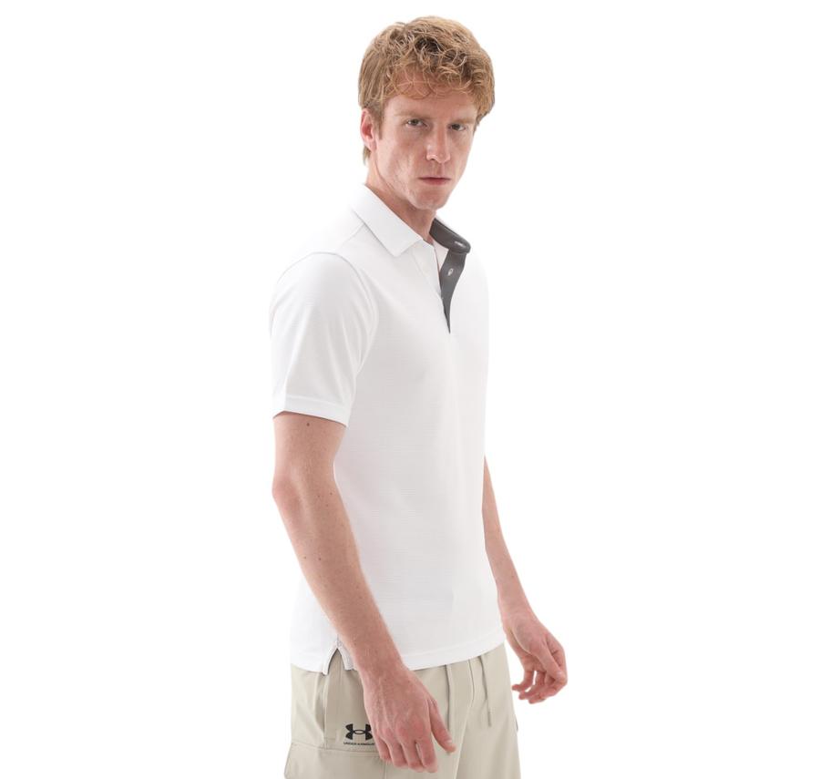 Under Armour Tech Polo Erkek T-Shirt Beyaz Under Armour Tech Polo Erkek T-Shirt Beyaz