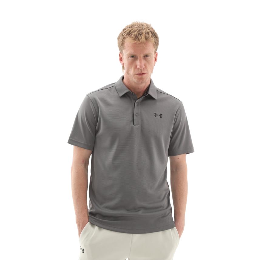 Under Armour Tech Polo Erkek T-Shirt Gri Under Armour Tech Polo Erkek T-Shirt Gri