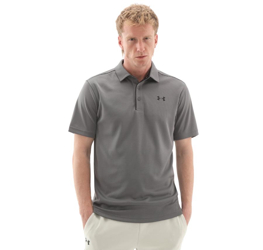 Under Armour Tech Polo Erkek T-Shirt Gri Under Armour Tech Polo Erkek T-Shirt Gri