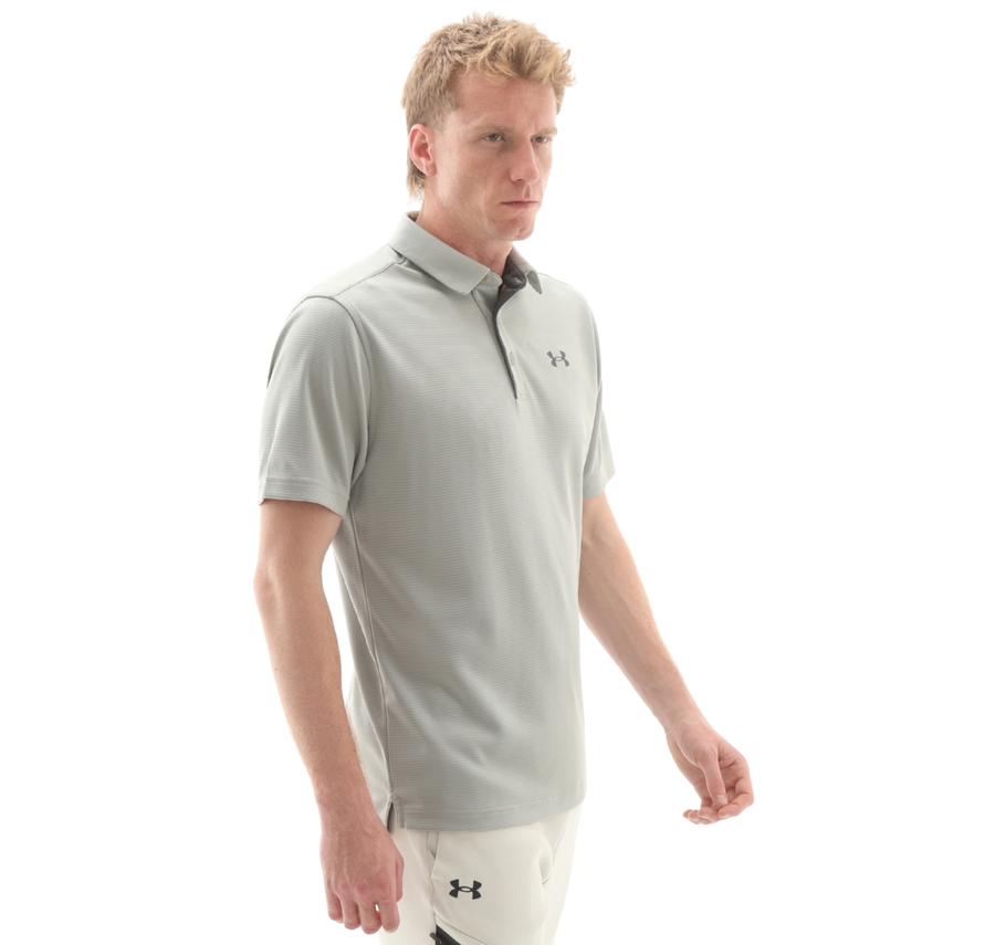 Under Armour Tech Polo Erkek T-Shirt Gri Under Armour Tech Polo Erkek T-Shirt Gri