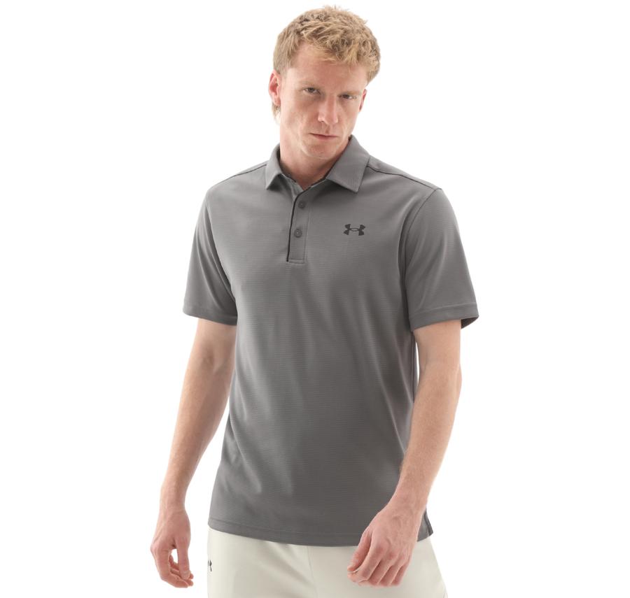 Under Armour Tech Polo Erkek T-Shirt Gri Under Armour Tech Polo Erkek T-Shirt Gri