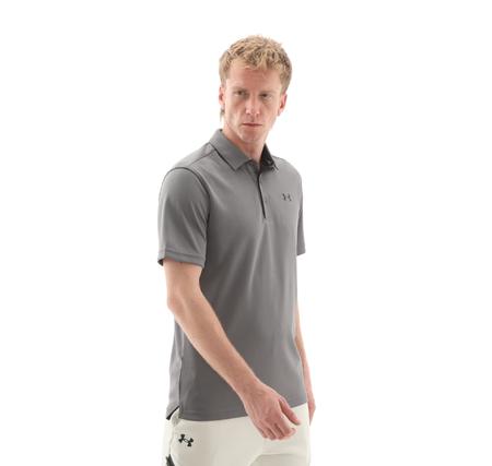 Under Armour Tech Polo Erkek T-Shirt Gri