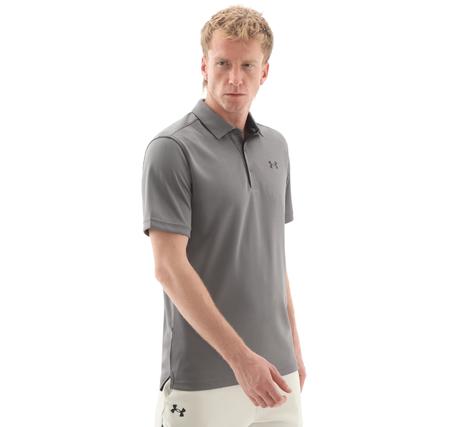 Under Armour Tech Polo Erkek T-Shirt Gri Under Armour Tech Polo Erkek T-Shirt Gri