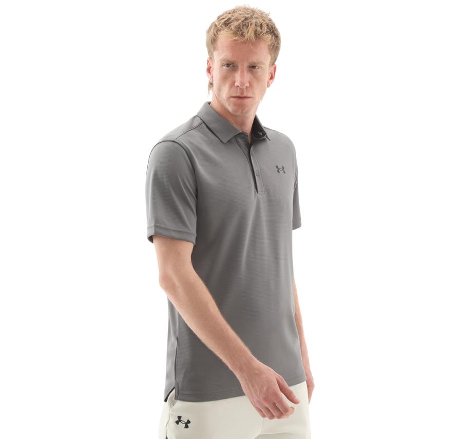Under Armour Tech Polo Erkek T-Shirt Gri Under Armour Tech Polo Erkek T-Shirt Gri