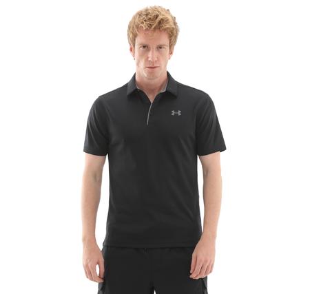 Under Armour Tech Polo Erkek T-Shirt Siyah Under Armour Tech Polo Erkek T-Shirt Siyah