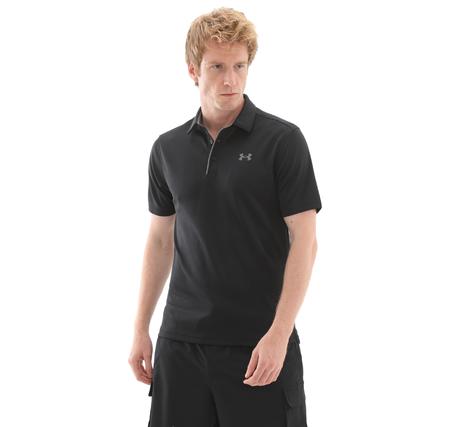 Under Armour Tech Polo Erkek T-Shirt Siyah Under Armour Tech Polo Erkek T-Shirt Siyah