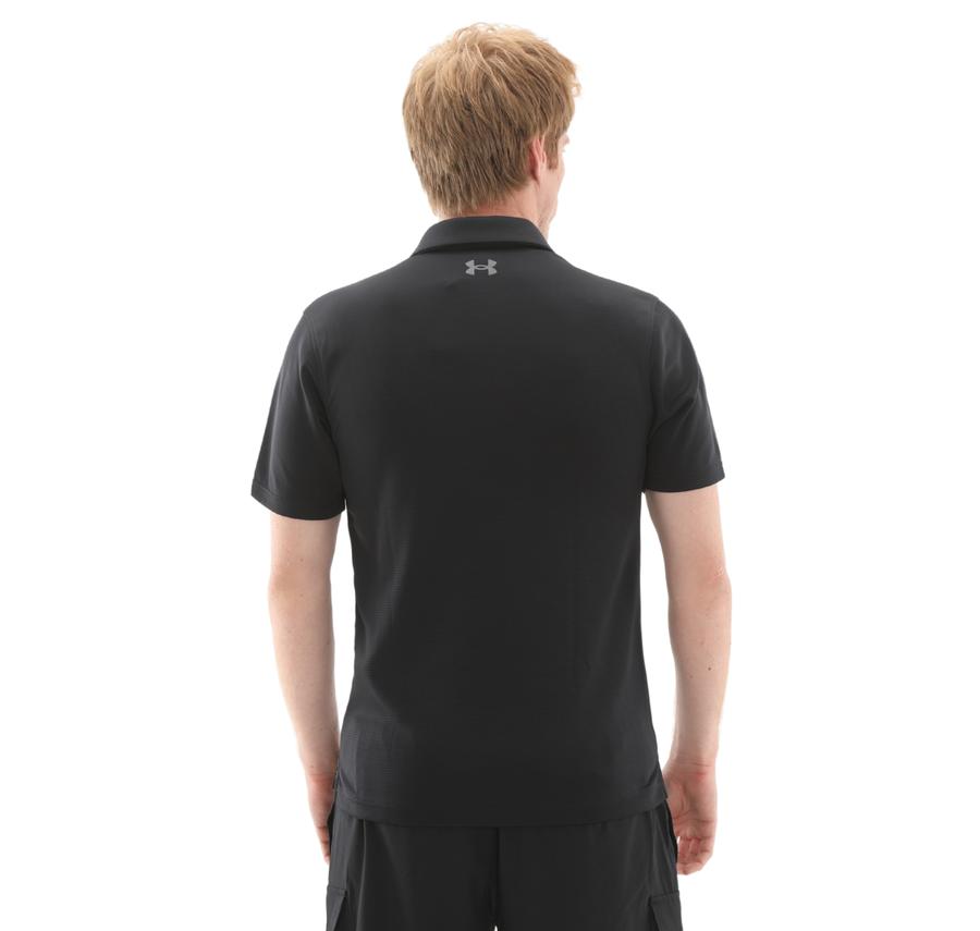Under Armour Tech Polo Erkek T-Shirt Siyah Under Armour Tech Polo Erkek T-Shirt Siyah