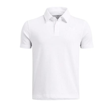 Under Armour Ua B Icon Polo Çocuk T-Shirt Beyaz