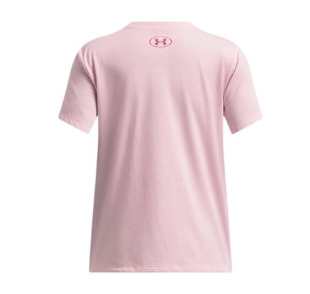 Under Armour Ua Bubble Wordmark Ss Çocuk T-Shirt Pembe