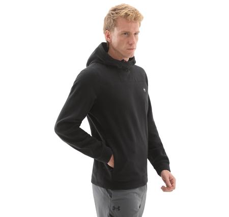 Under Armour Ua Expanse Fleece Hoodie Erkek Sweatshirt Siyah