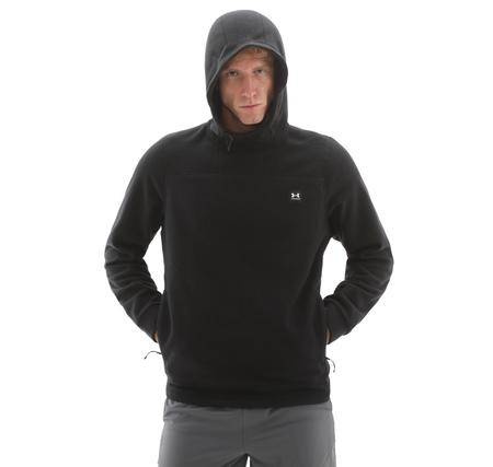 Under Armour Ua Expanse Fleece Hoodie Erkek Sweatshirt Siyah