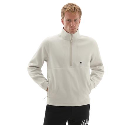 Under Armour Ua Expanse Fleece Hz Erkek Sweatshirt Beyaz