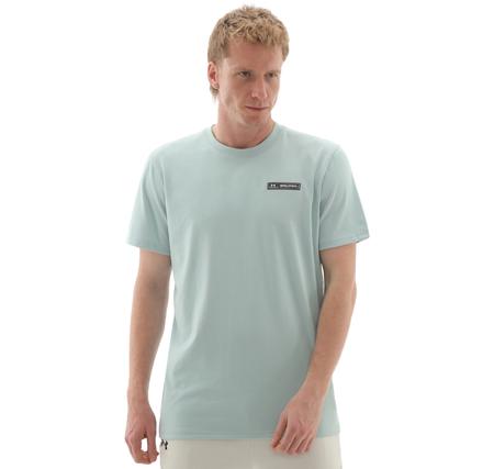 Under Armour Ua Hw Armour Label Ss Erkek T-Shirt Açık Mavi Under Armour Ua Hw Armour Label Ss Erkek T-Shirt Açık Mavi