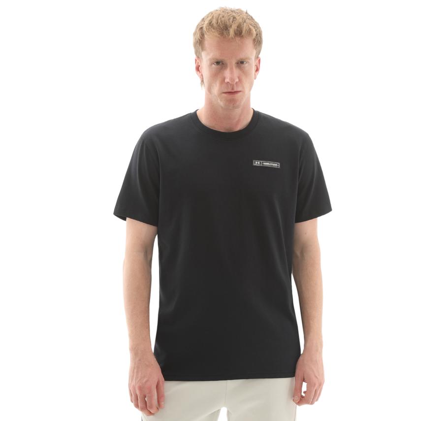 Under Armour Ua Hw Armour Label Ss Erkek T-Shirt Siyah Under Armour Ua Hw Armour Label Ss Erkek T-Shirt Siyah