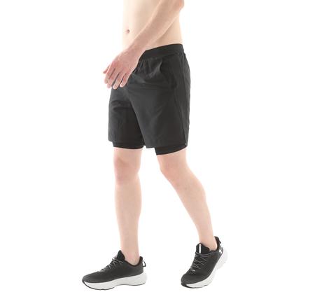 Under Armour Ua Launch 7'' 2-In-1 Shorts Erkek Şort Ve Kapri Siyah