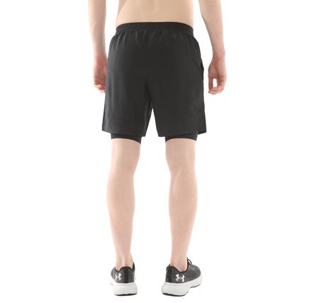 Under Armour Ua Launch 7'' 2-In-1 Shorts Erkek Şort Ve Kapri Siyah