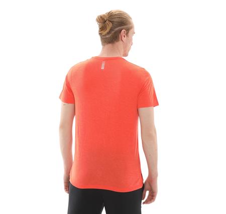 Under Armour Ua Launch Camo Shortsleeve Erkek T-Shirt Turuncu