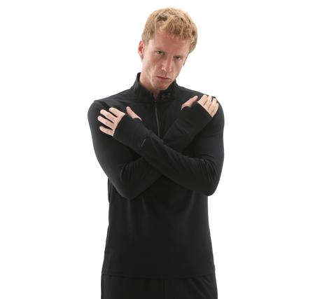 Under Armour Ua Launch Pro 1-4 Zıp Erkek Sweatshirt Siyah