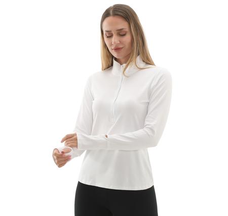 Under Armour Ua Launch Pro Half Zip Kadın Sweatshirt Beyaz