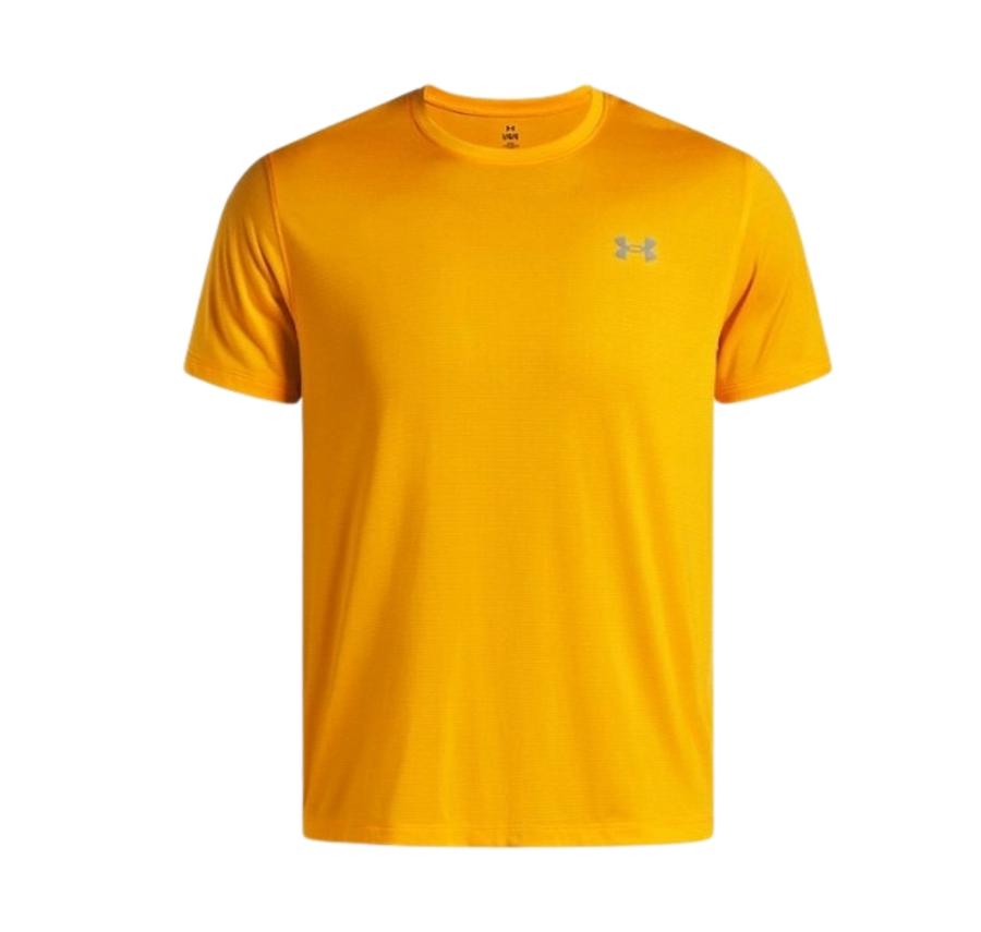 Under Armour Ua Launch Shortsleeve Erkek T-Shirt Sarı Under Armour Ua Launch Shortsleeve Erkek T-Shirt Sarı
