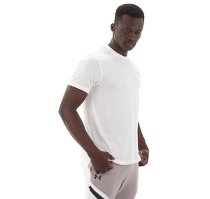 Under Armour Ua Launch Shortsleeve Erkek T-Shirt Beyaz