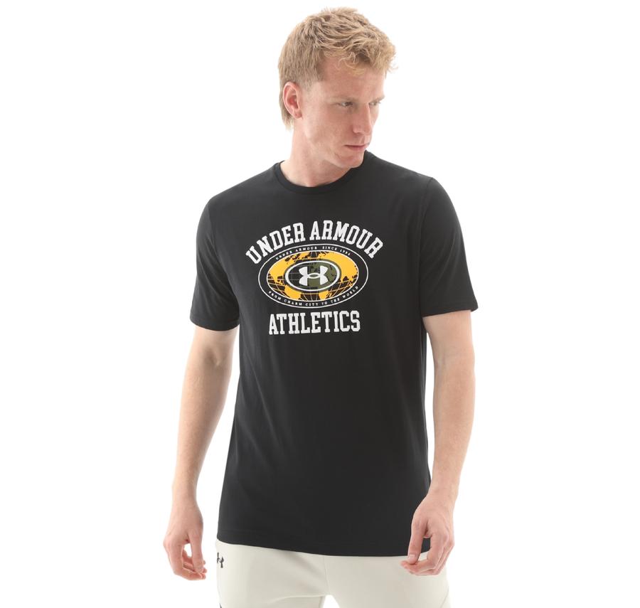 Under Armour Ua M 60-40S Armor Globe Ss Erkek T-Shirt Siyah Under Armour Ua M 60-40S Armor Globe Ss Erkek T-Shirt Siyah