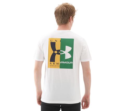 Under Armour Ua M 60-40S Evol Logo Ss Erkek T-Shirt Beyaz