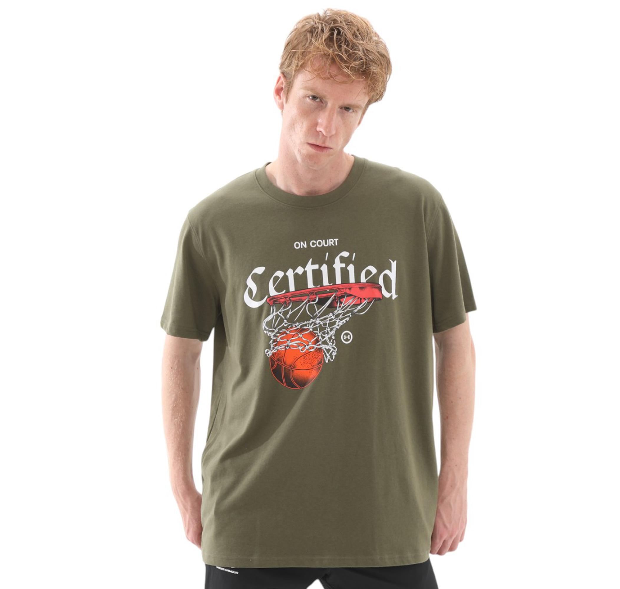 Мужская футболка Under Armour Ua M Hw Hoops Certified Ss