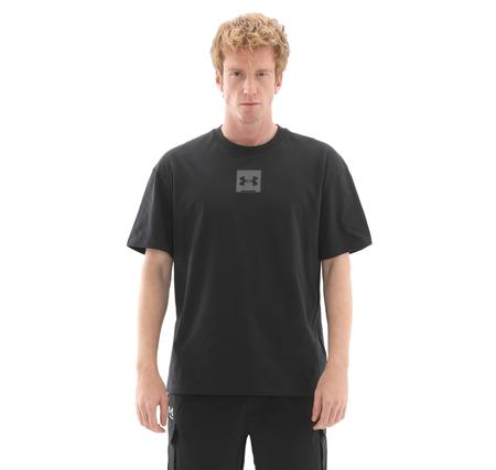 Under Armour Ua M Hw Os Sm Box Ss Erkek T-Shirt Siyah