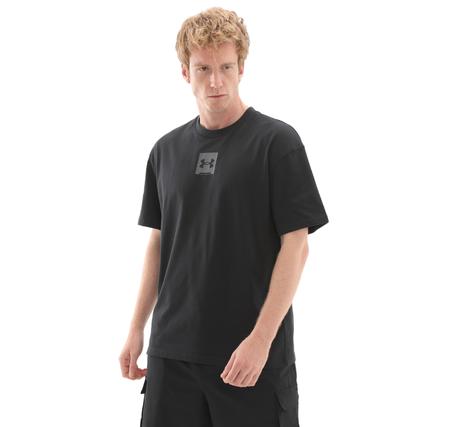 Under Armour Ua M Hw Os Sm Box Ss Erkek T-Shirt Siyah